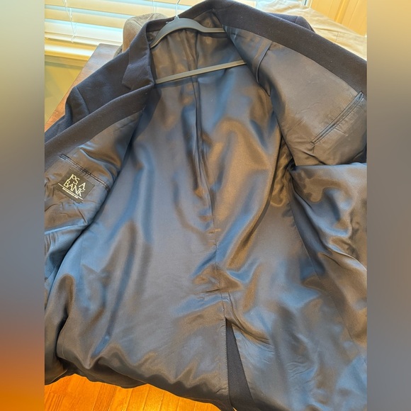 JOS A BANK NAVY 100% CASHMERE 2 BUTTON BLAZER 46L - Picture 8 of 10